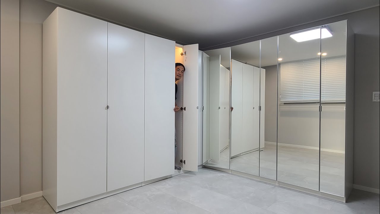 그냥 보세요, 이케아 옷장을 어떻게 조립하는지 how to assembly ikea pax