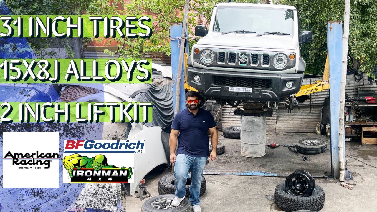 Suzuki Jimny Ironman 2” Lift Kit & 31x10.5/R15 Bfgoodrich KO2 tires Installation
