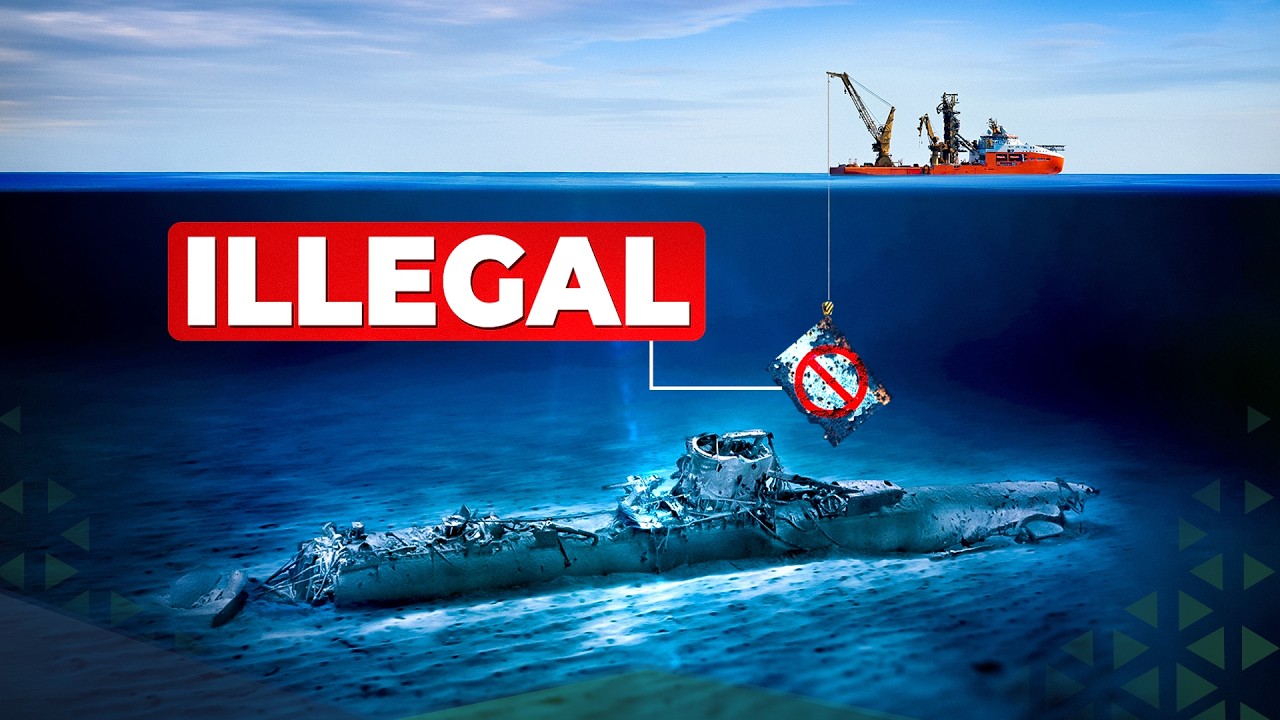 Wie versunkene Kriegsschiffe heimlich gestohlen werden