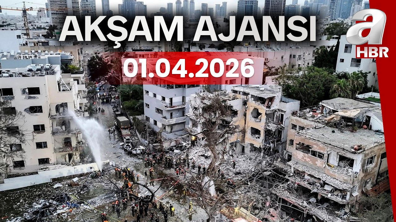İran f&uuml;zeleri İsrail'i vurdu! - Akşam Ajansı - 01.04.2026 | A Haber