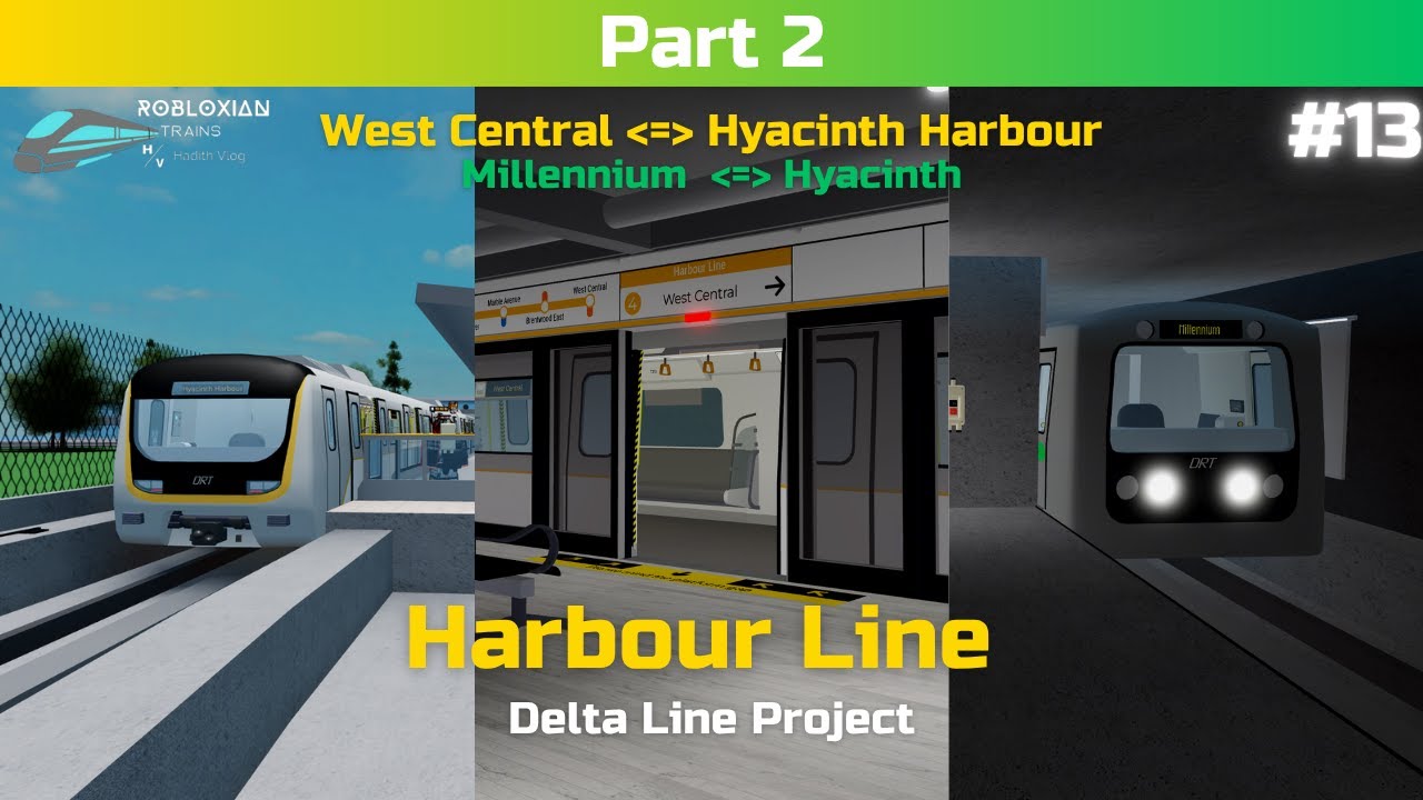 Delta Line Project Part 2: Harbour Line (Including Harbour Branch) | Robloxian Trains