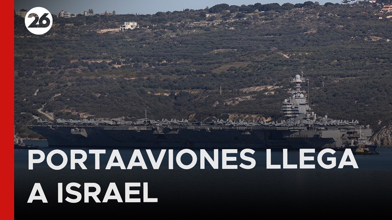 ⚓ EL USS GERALD R. FORD CAMINO A ISRAEL | La nave realizará una parada estratégica en Haifa