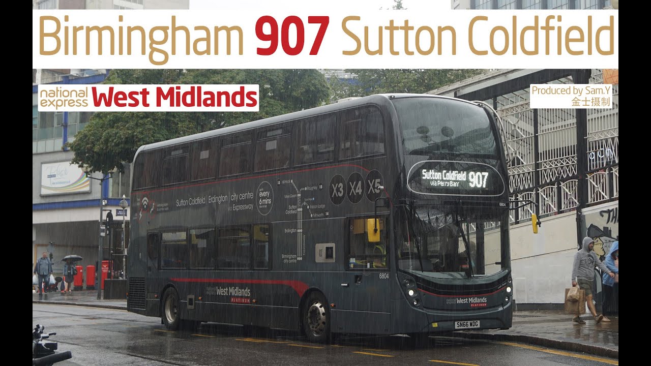 West Midlands Transport: Birmingham 907 Sutton Coldfield