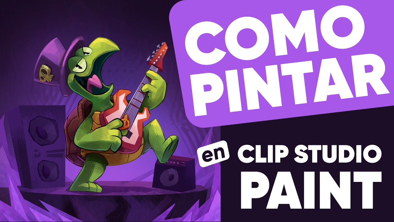 Como pintar y mezclar colores en Clip Studio Paint