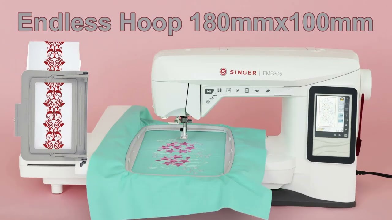 How to use the Endless Hoop for the SINGER&reg; EM9305 Embroidery Machine