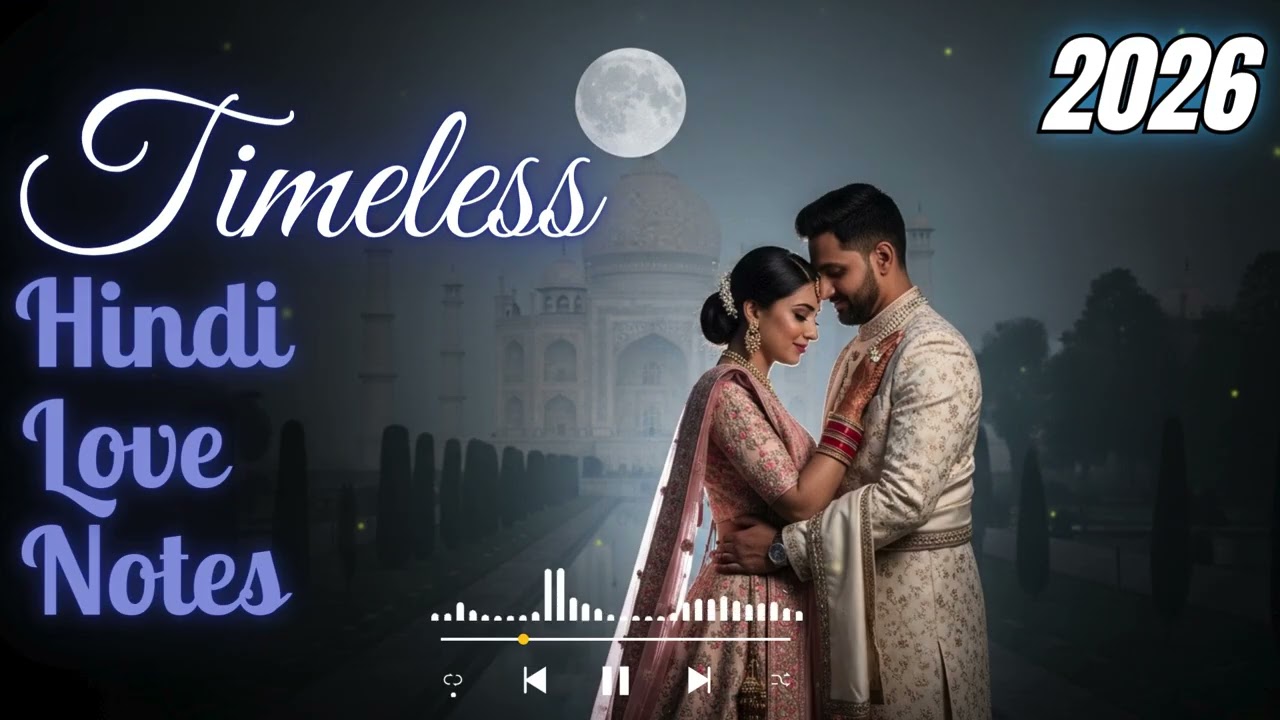 Hindi Moonshadow Calm Romance | Gentle Love Tunes for Night Serenity