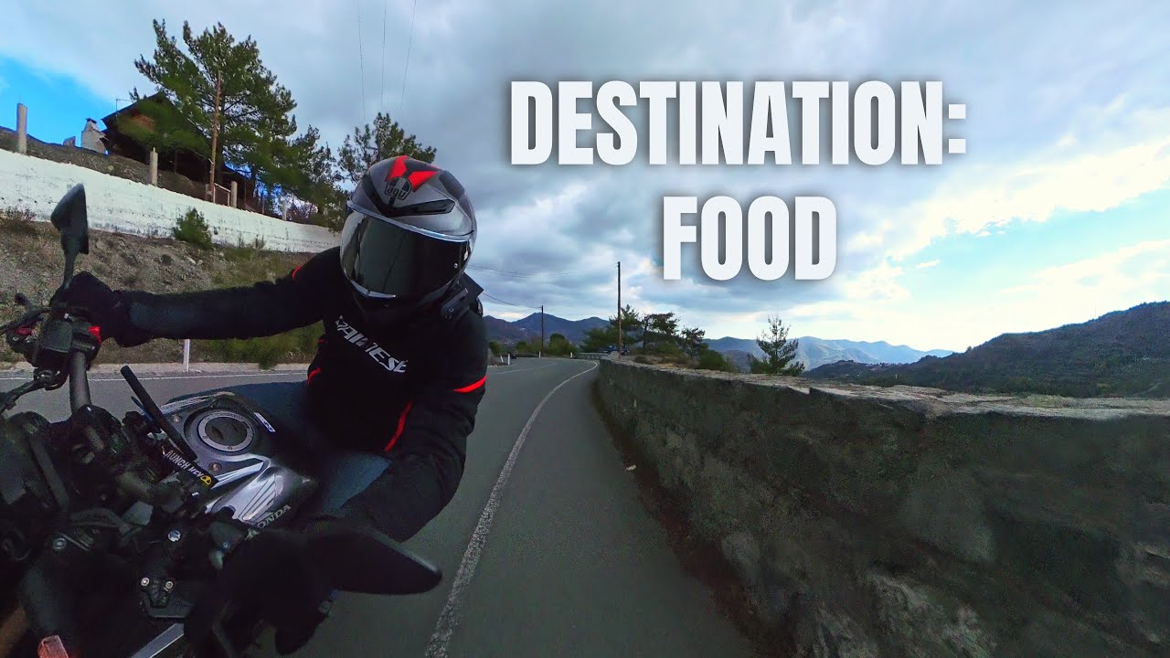 Destination: Food | Fast Mountain Corners | CB650R | INSTA360 | 4K