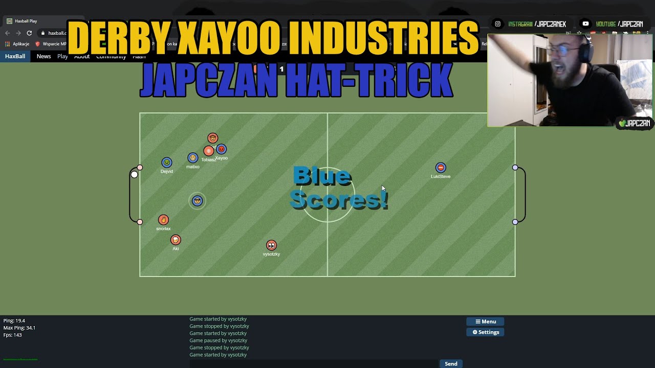 JAPCZAN MISTRZOSTWA XAYOO INDUSTRIES W HAXBALLA