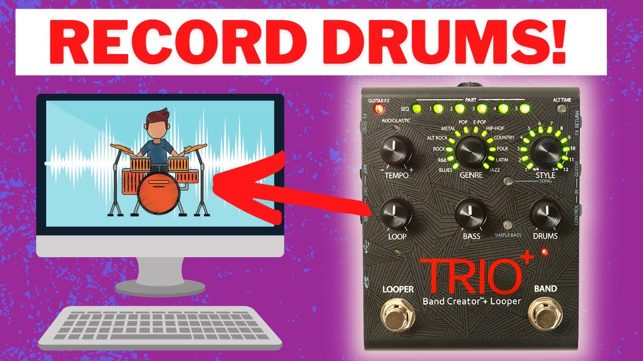 Советы и рекомендации по Digitech Trio Plus | ЗАПИСЬ УДАРНЫХ