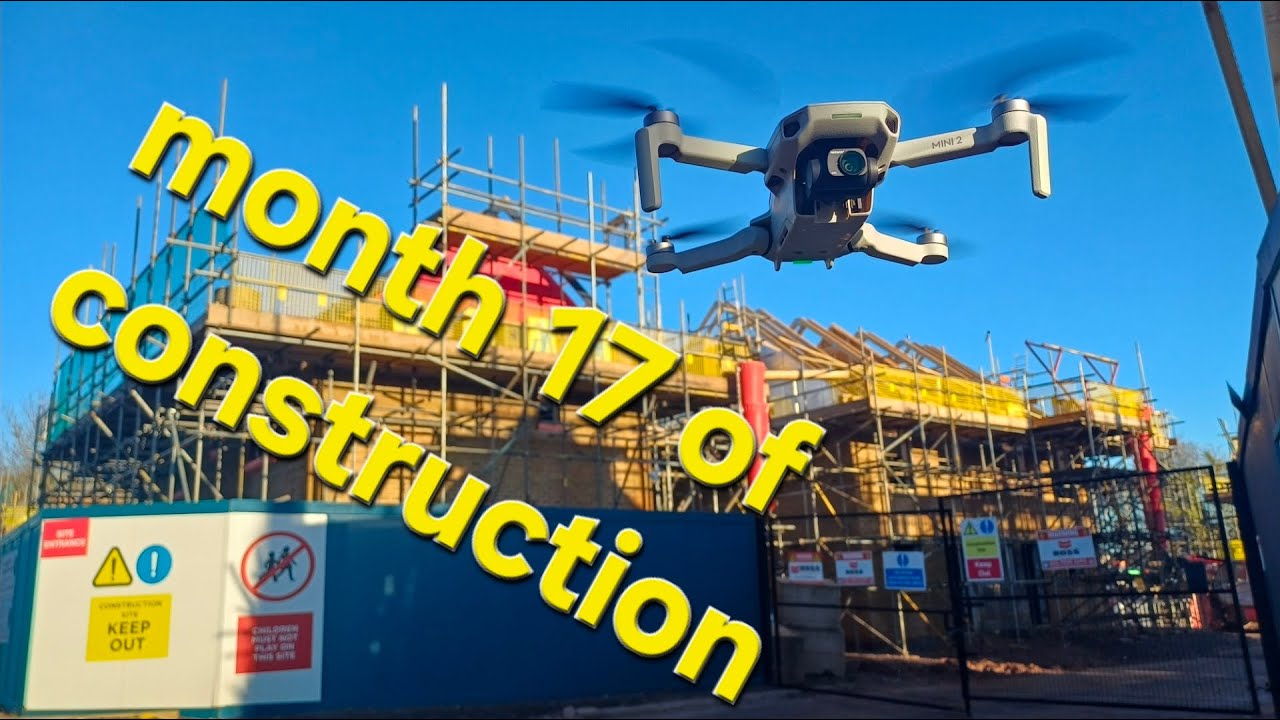 Drone footage of the 17th month of construction at the site.