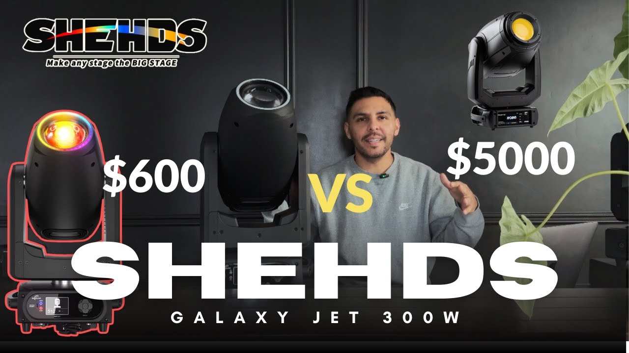 Shehds GalaxyJet против ROBE PAINTE — сможет ли новый конкурент по освещению превзойти светильник...
