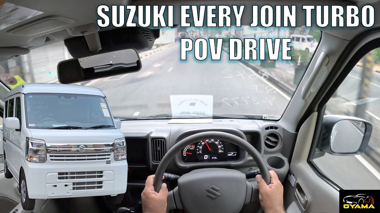 Suzuki Every Join Turbo Review and POV Drive (Oyama Trading)