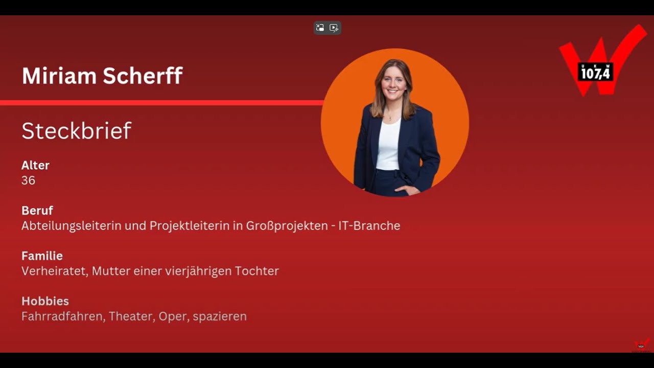 Oberbürgermeisterwahl 2025 - Kandidatencheck: Miriam Scherff (SPD)