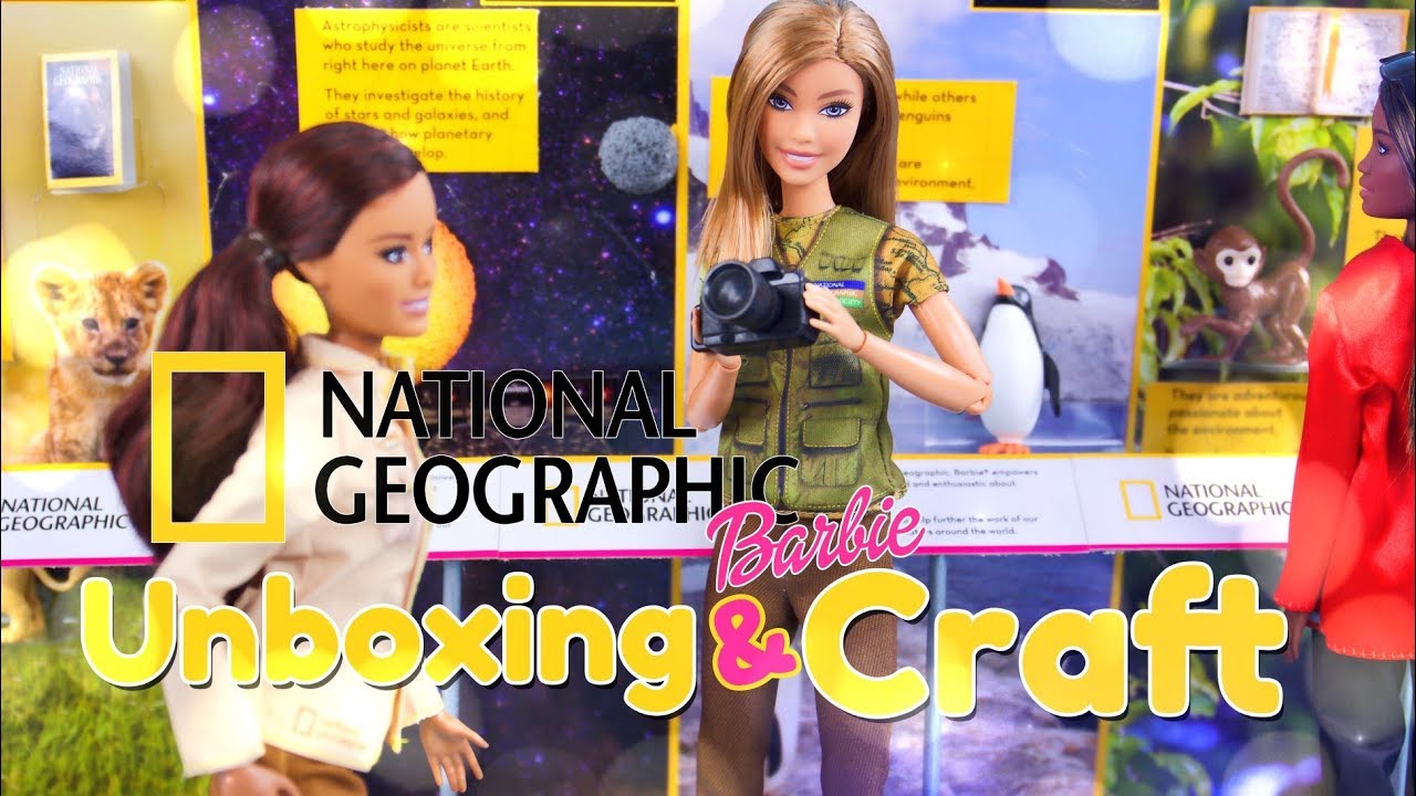 National Geographic Barbies PLUS DIY Mini Museum