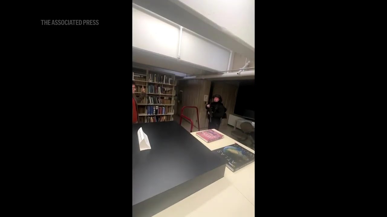 Brown shooting: Dramatic video shows students hunkered down as police storm building