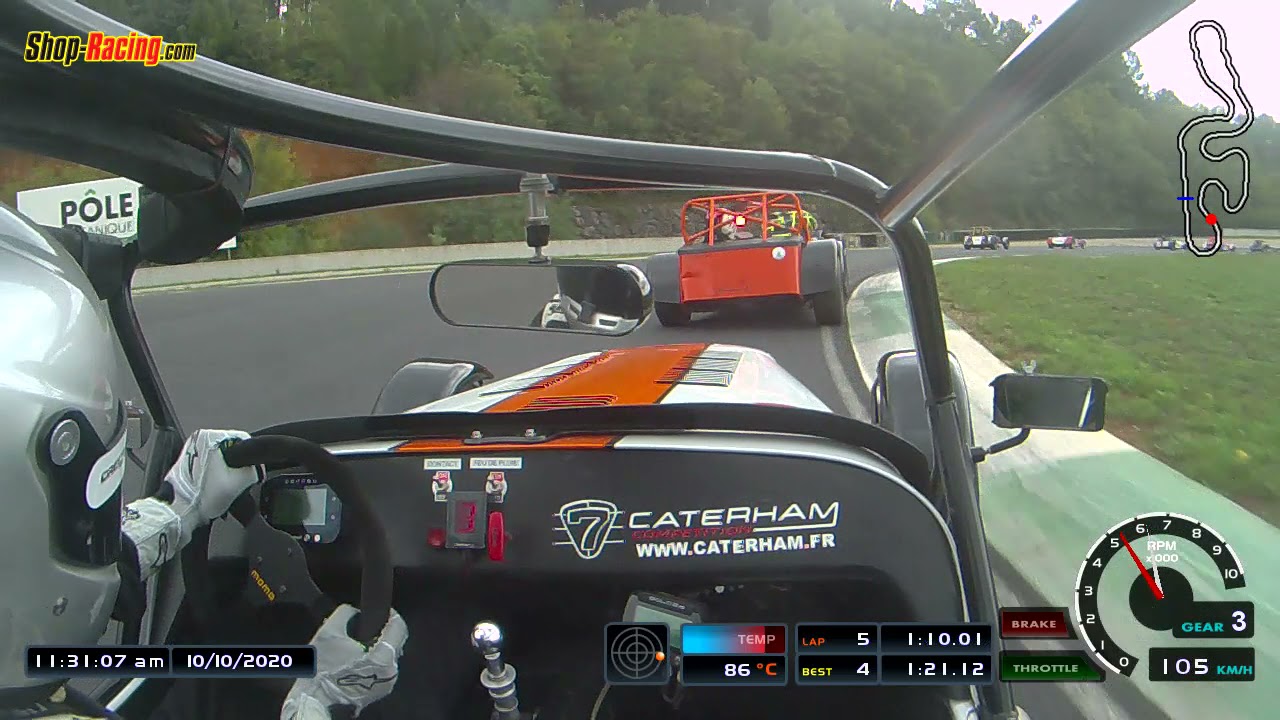 Challenge Caterham | Superlight 420R | Alès 09/10/2020 | Driver A. Fouché