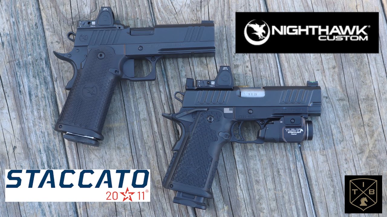 Staccato C2 Duo против Nighthawk TRS Commander — какой компактный пистолет-пулемет 2011 года доми...