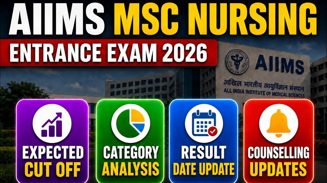 AIIMS MSc Nursing Entrance Exam 2026 | Expected Cut Off | Result Date & Counselling Update | #aiims
