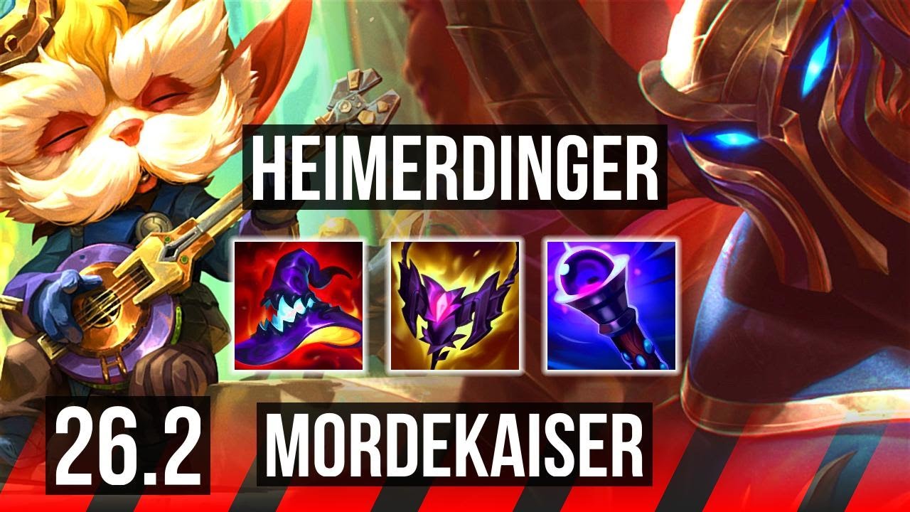 HEIMERDINGER vs MORDEKAISER (TOP) | NA Master | 26.2