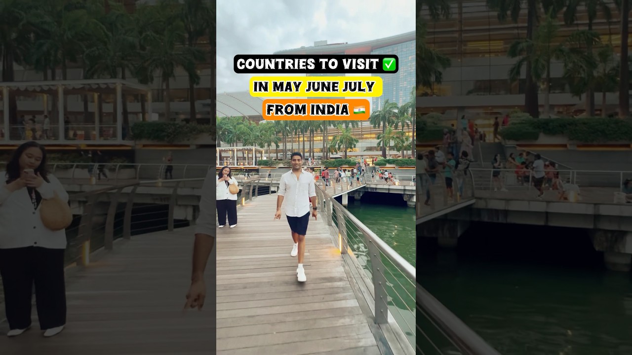 Countries to Visit In May June July from India ✈️😍 #shorts #travel #visafreetravel