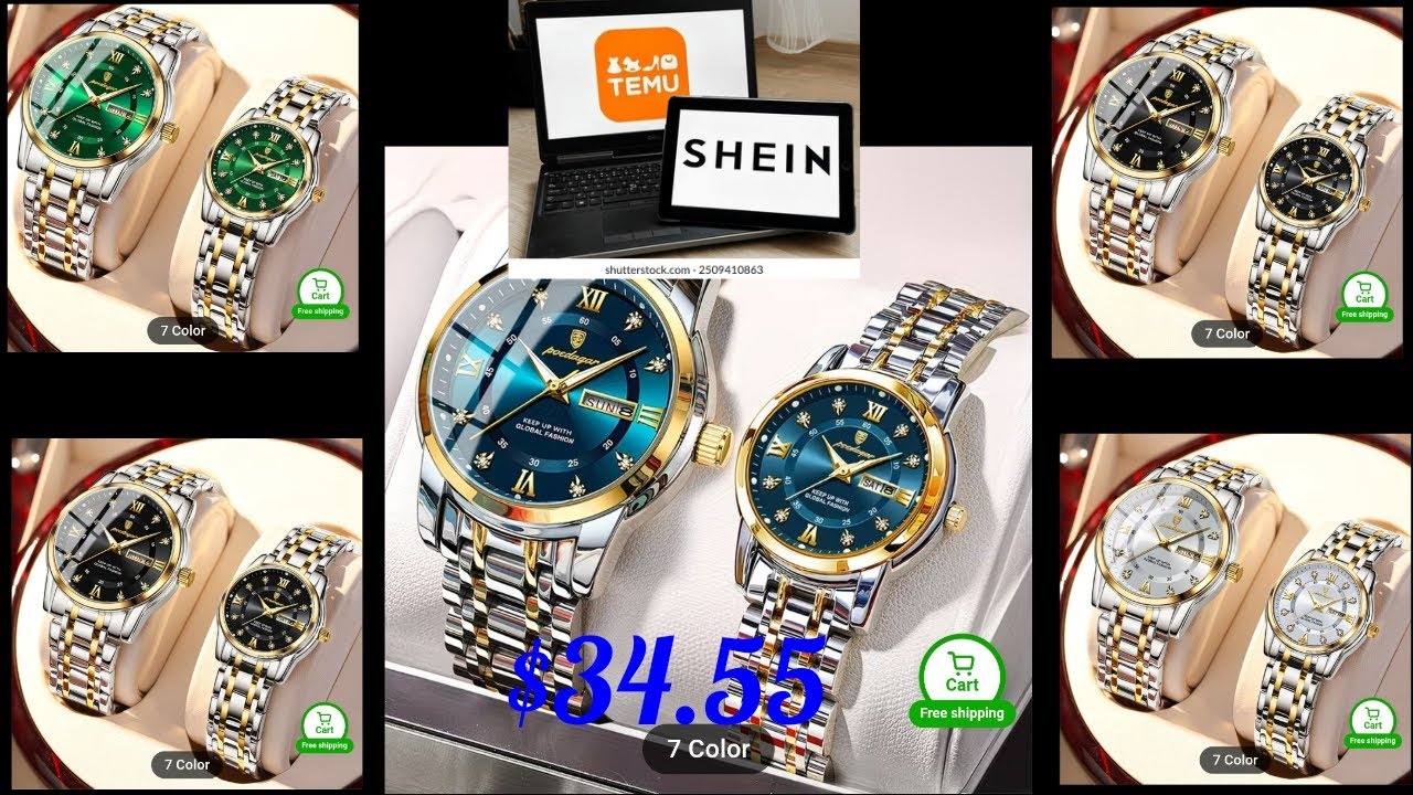COUPLE WATCH, FASHIONABLE AND  ORIGINAL QUARTZ WATCH, SUITABLE FOR COUPLE GIFT, MEN'S AND WOMEN'S