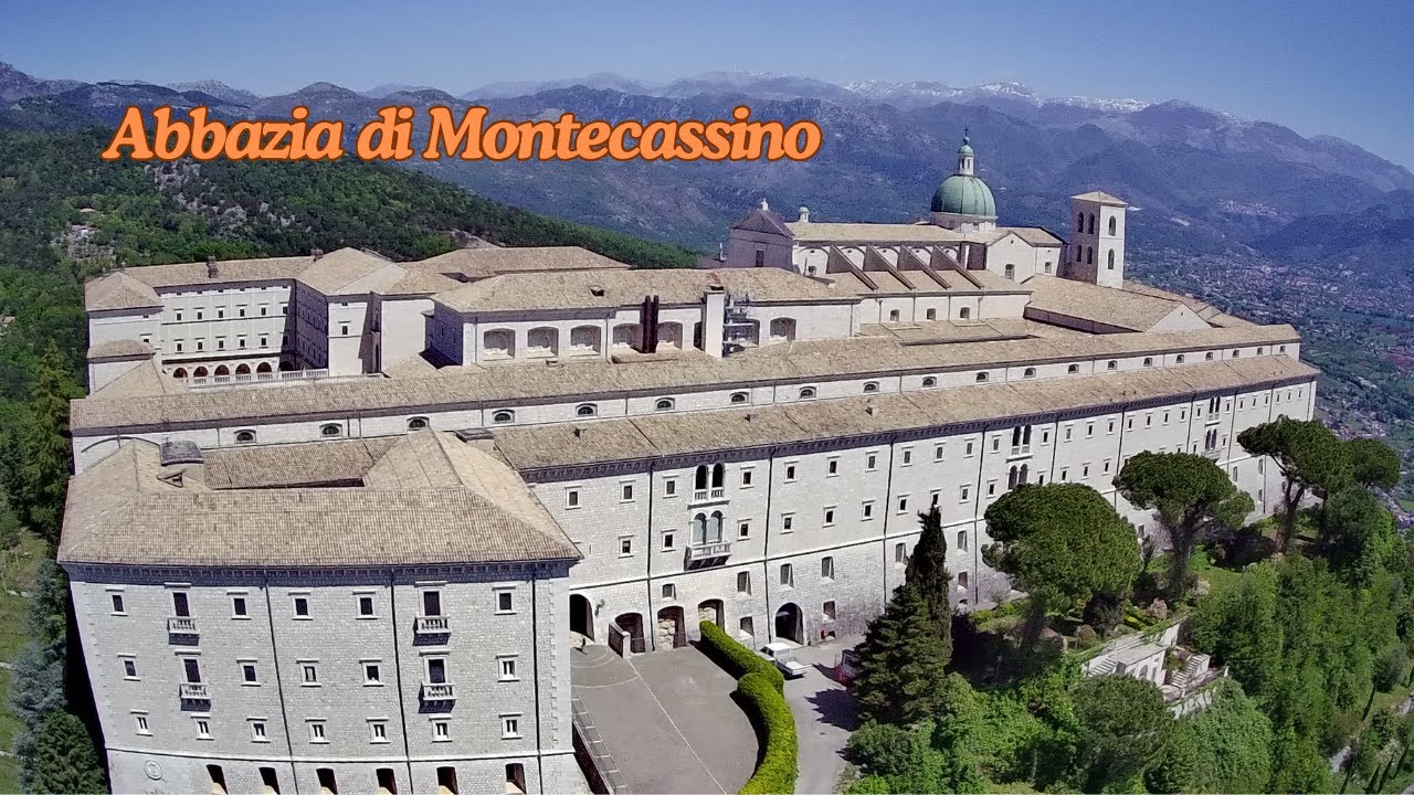 Abbazia di Montecassino  -  vista dal Drone