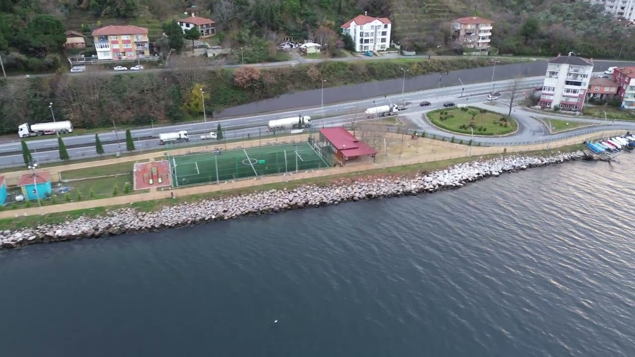 Kocaeli / Gölcük / Değirmendere ve Halıdere Sahili 4K Drone Çekimi. DJI Mini 3