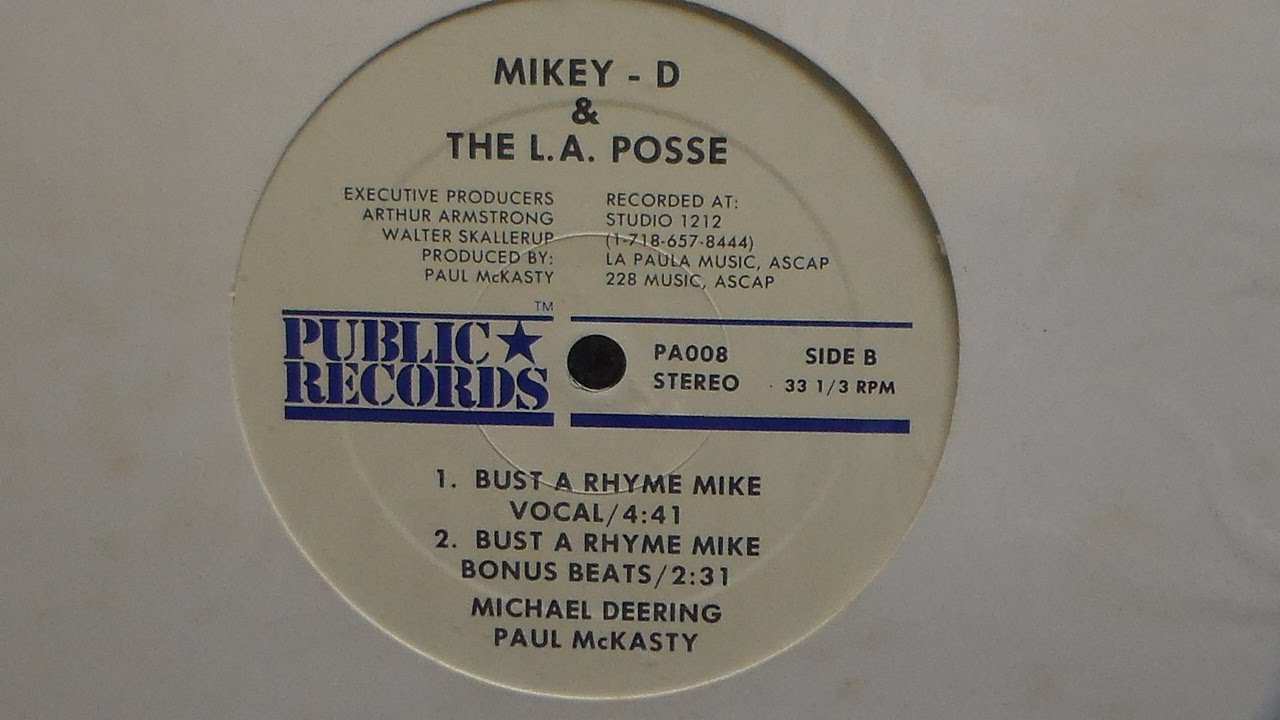 mikey-d - bust a rhyme mike