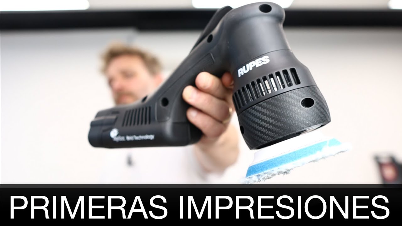 NUEVA PULIDORA RUPES IBRID MINI a bateria - Rupes HLR75 review en Amarante Detailing