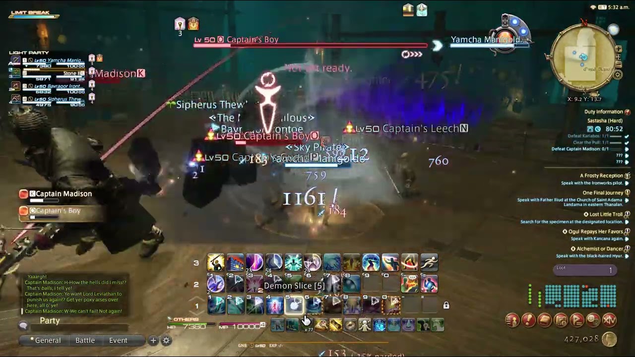 FF14 FINAL FANTASY XIV episode 184: Sastasha (hard)