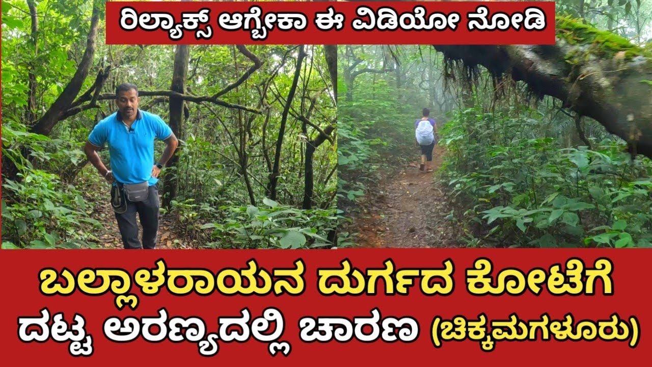 ಹೊಯ್ಸಳರು ಕಟ್ಟಿದ ಬಲ್ಲಾಳರಾಯನ ದುರ್ಗಕ್ಕೆ ಚಾರಣ | Trekk to Ballalarayana durga | Chikmagalur