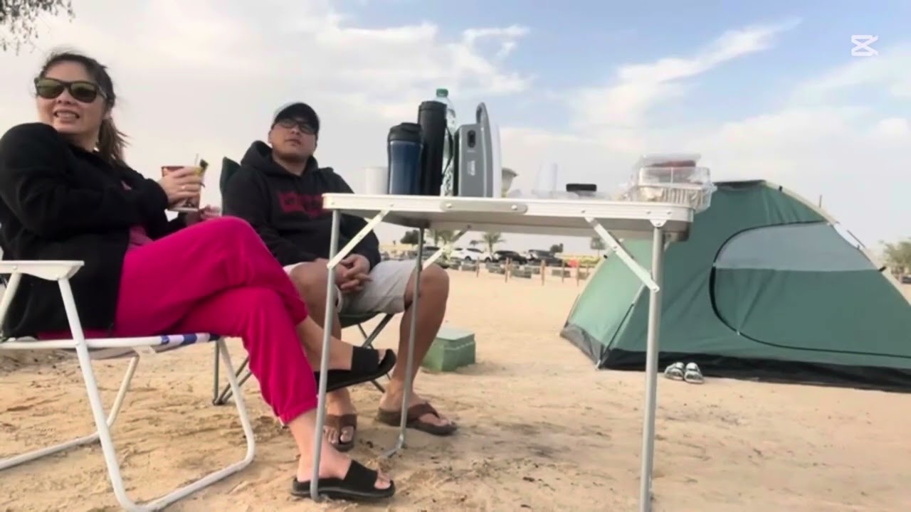Al Wathba lake camping site, Abu dhabi