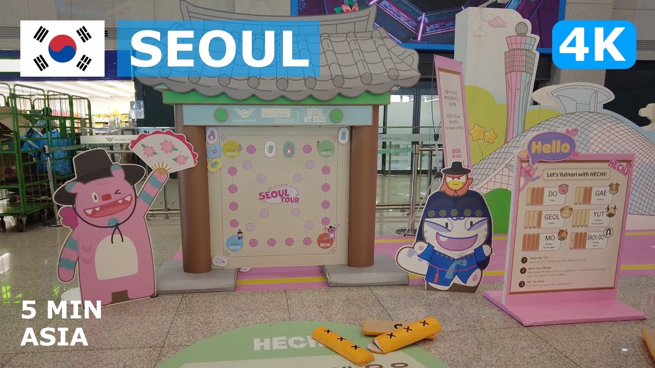 🇰🇷 South Korea - Seoul: 5 Minutes Walking Tour - 4K