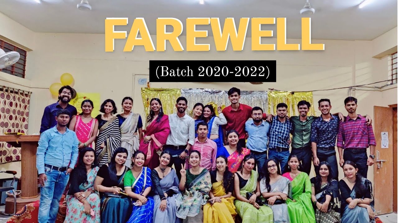 FAREWELL | M.COM | BATCH ( 2020-22 ) | SAYONARA 🙂#assamuniversity @assamuniversitysilchar