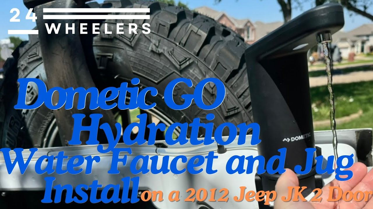 Dometic Go Hydration Faucet and Water Jug Install (in a 2012 Jeep JK 2 Door)