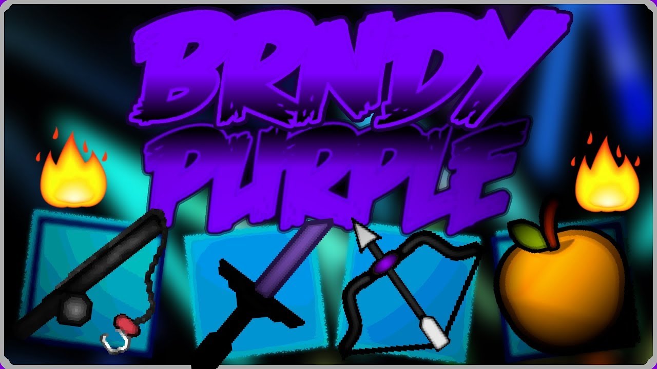 Minecraft: Brndy Purple Rose Gold Edit | 1.7/1.8/1.9 MC Resource Pack