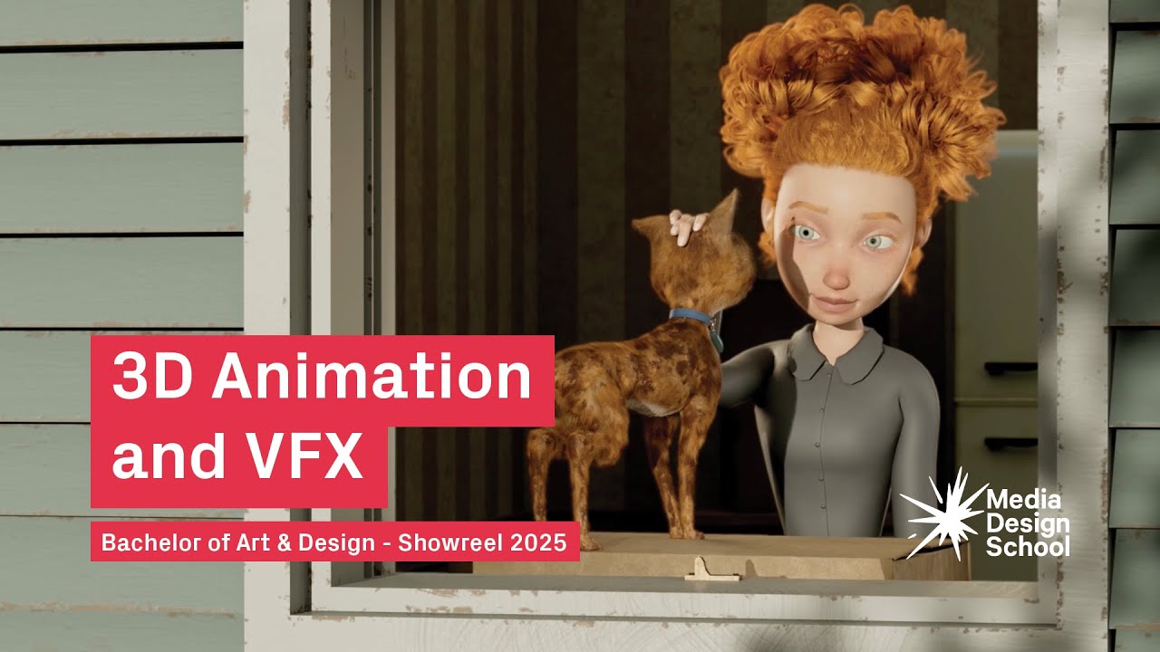 3D Animation and VFX - Student Showreel 2025 - Media Design School