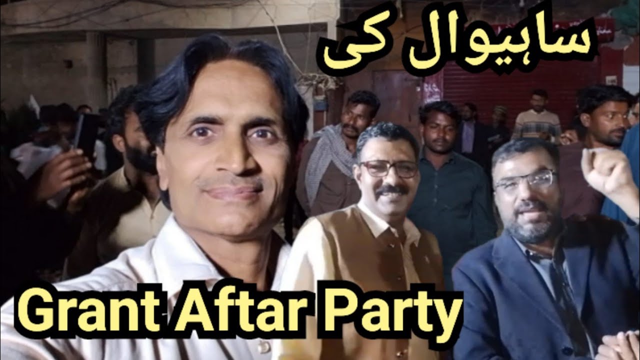 Sahiwal ki Grand Aftar party..🥂🍎🍊