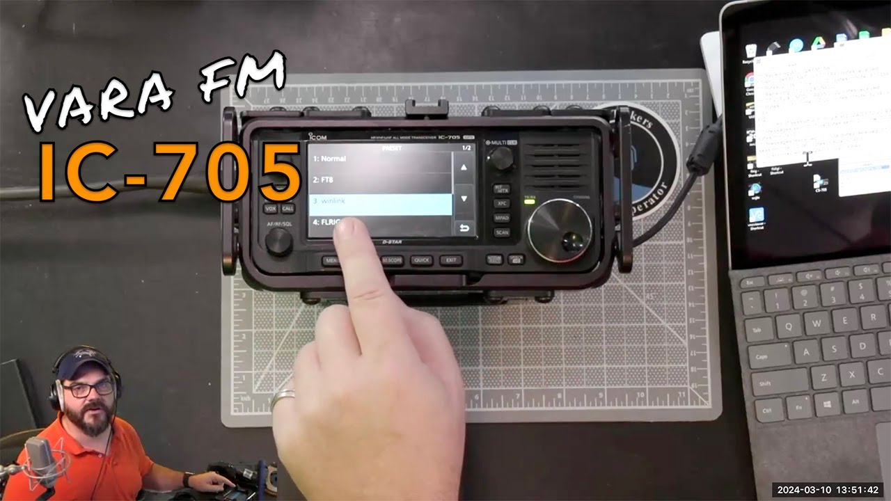 Настройка VARA FM для IC-705