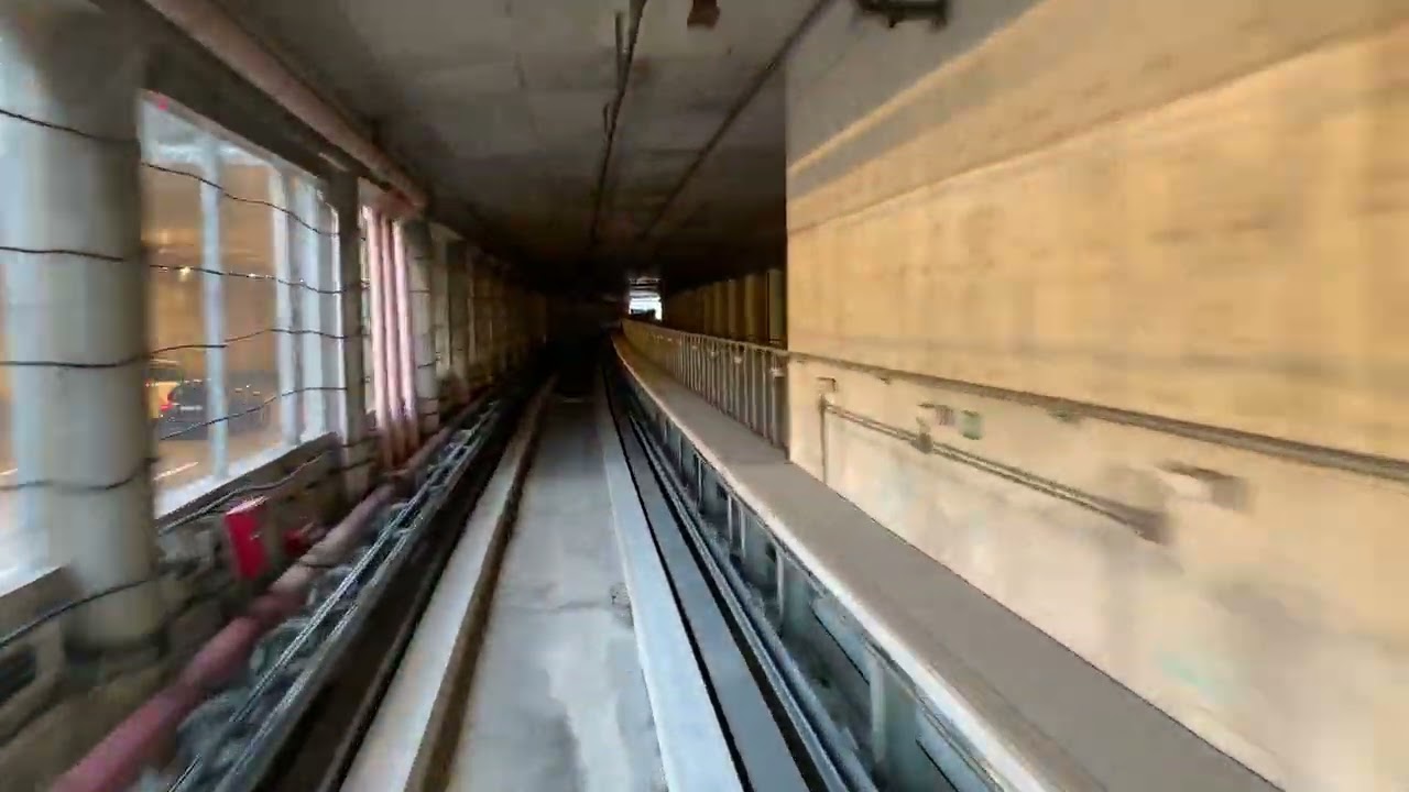 Macau LRT [Taipa] Crystal Mover (Ocean Cruiser) (Set 033) - Barra to Jockey Club 🇲🇴 