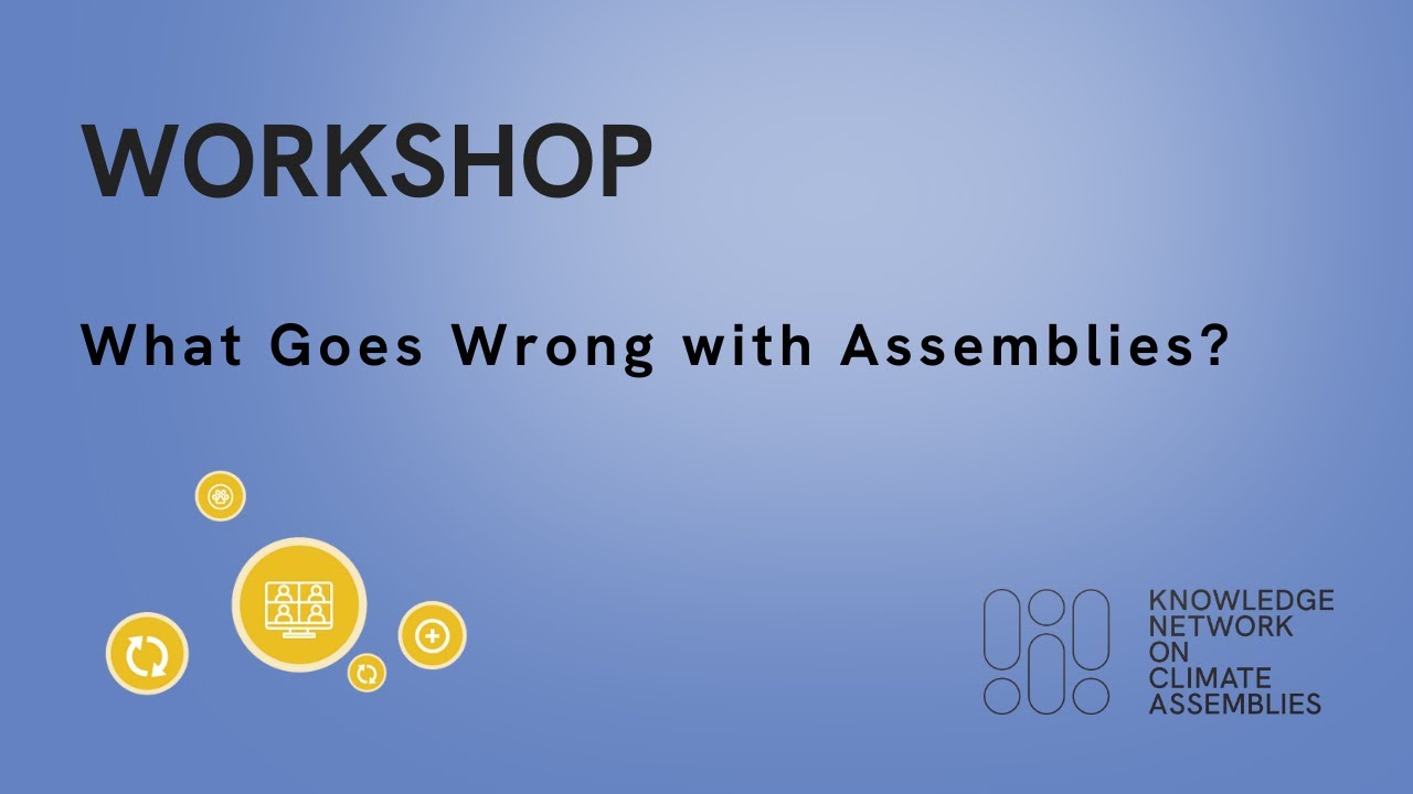 Workshop on What Goes Wrong with Assemblies? | KNOCA