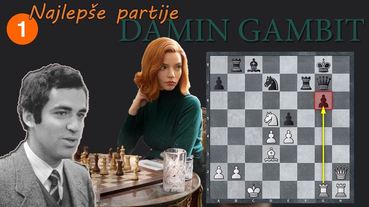 DAMIN GAMBIT - Najlepše partije | KASPAROV - DUER