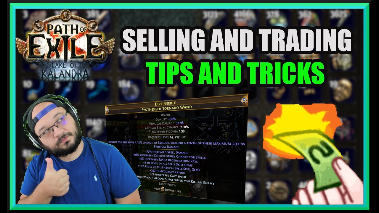 [POE 3.19] Tips and Tricks To Buying and Selling Items to making INFINITE DIVINES.