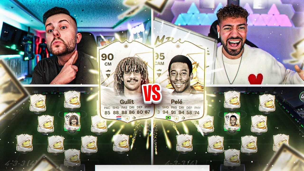 GULLIT vs PEL&Eacute; Squad Builder Battle 🔥 EA FC 24 SBB vs @Wakez