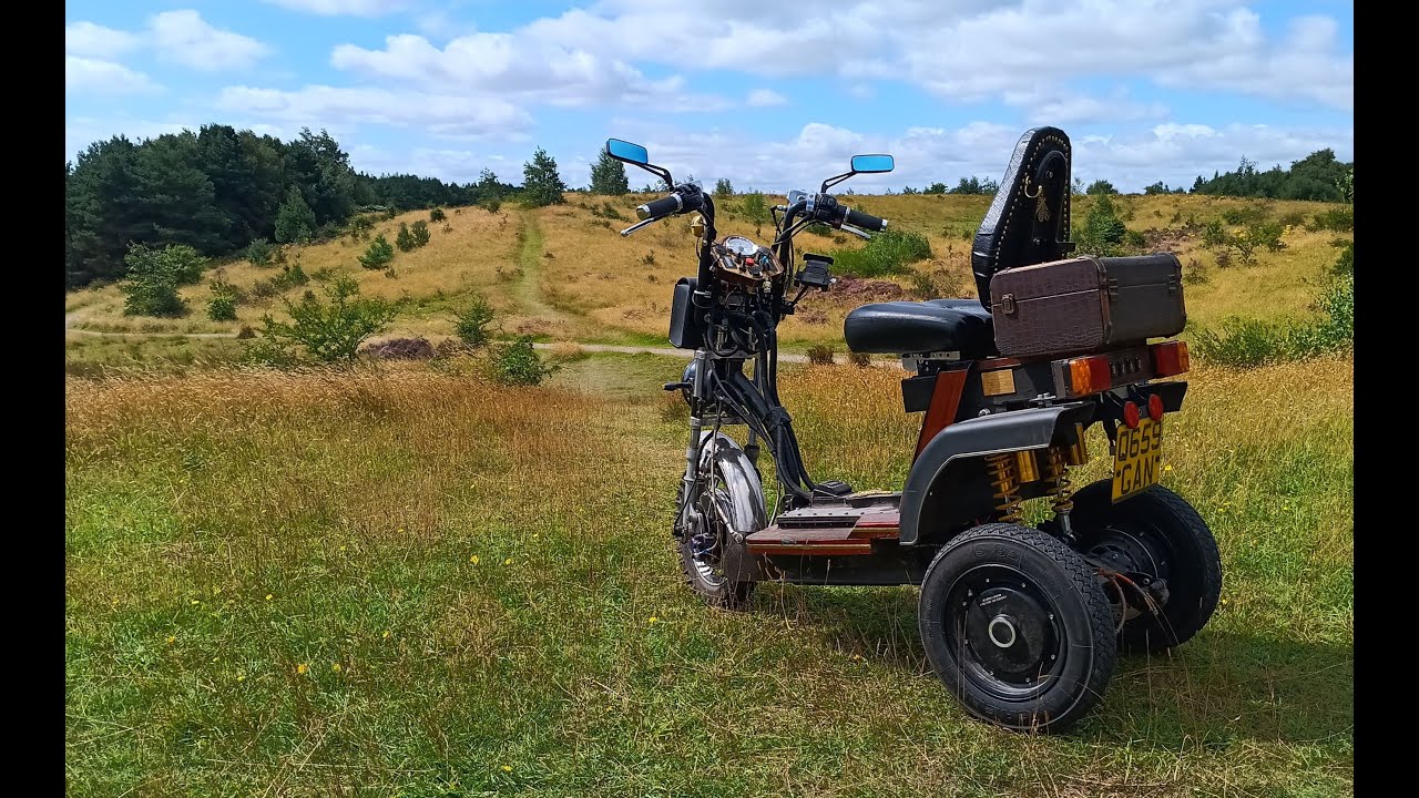 Homemade Mobility Scooter - Wood-E .. 'RUNNING FREE' ..