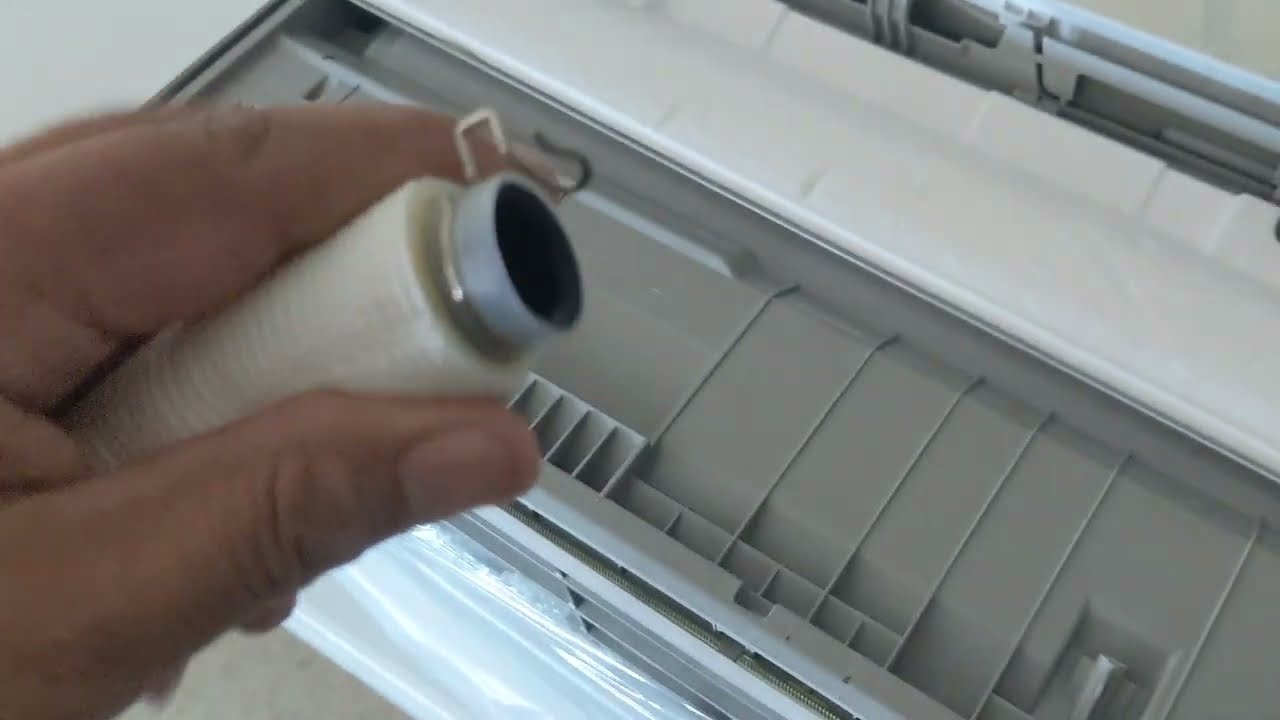 How to change the side to a drain hose  for a mini split installation