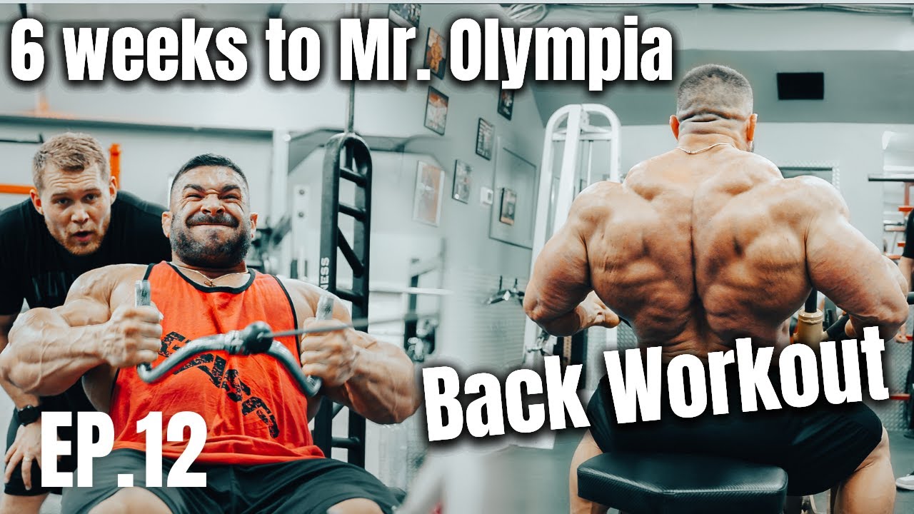 Derek Lunsford | Road To Olympia 2022 Ep.12 | Back Workout