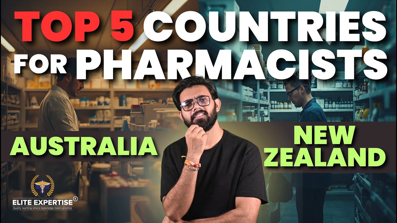 Top 5 countries for pharmacist to work from INDIA NEPAL UAE PAKISTAN Australia vs New Zealand