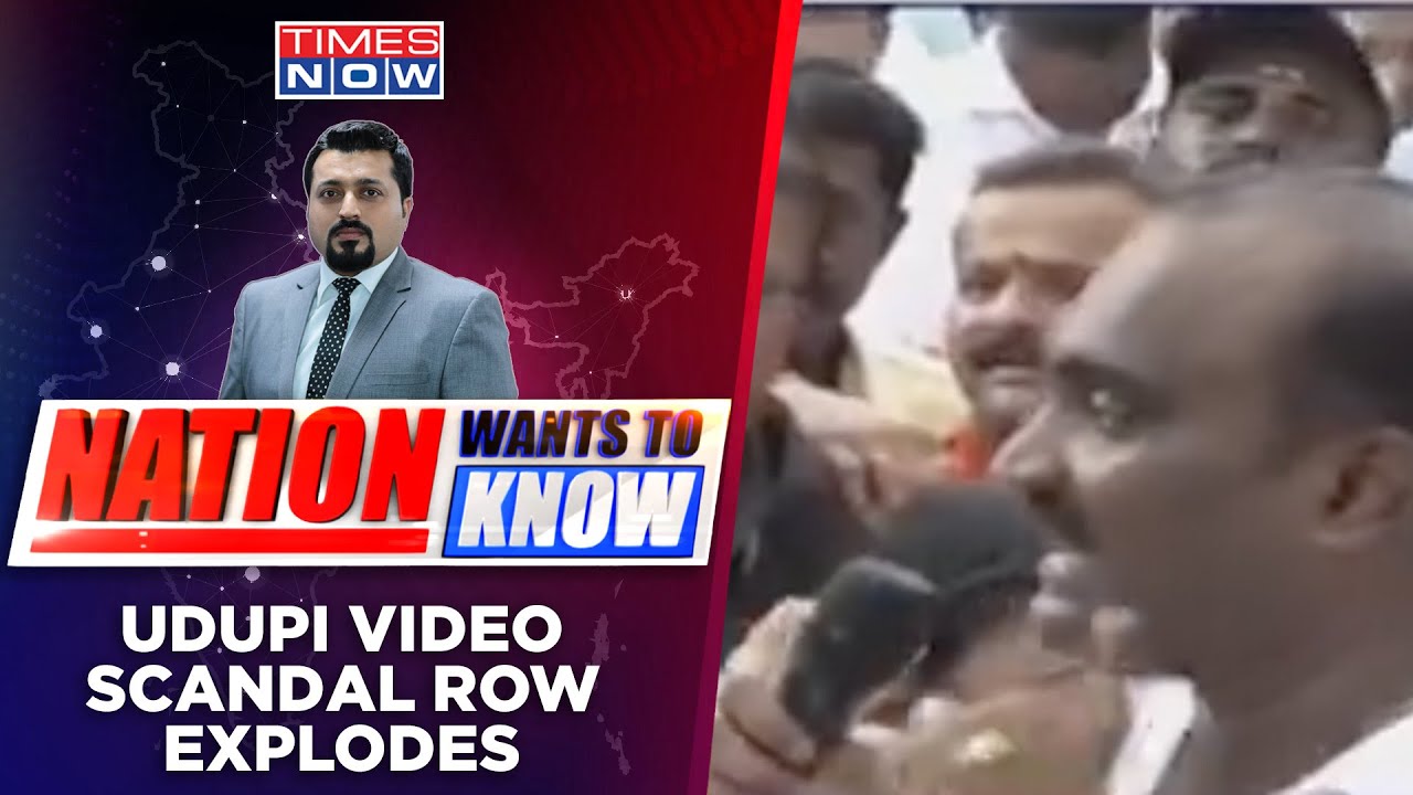 BJP Demands CBI - NIA Probe In Udupi Video Scandal | Probe To Find Truth? | Nation Wants To Know