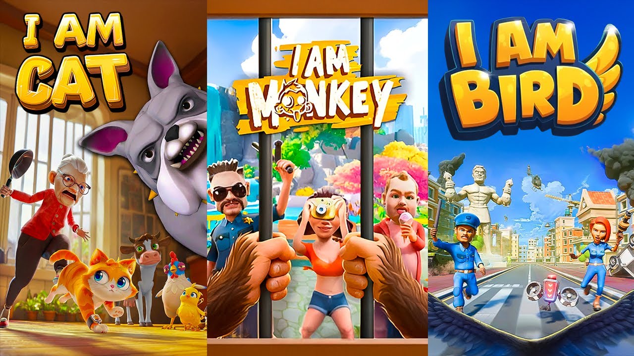 I Am Cat | I Am Monkey | I Am Bird | Full Game Walkthrough | No Commentary
